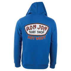 Ron Jon Key West FL Distressed Trusty Badge Pullover Hoodie