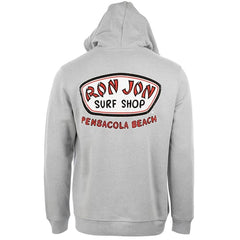Ron Jon Pensacola Beach FL Distressed Trusty Badge Pullover Hoodie
