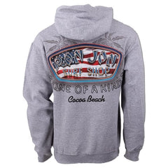Ron Jon Cocoa Beach FL Distressed Faded Flag V2 Pullover Hoodie
