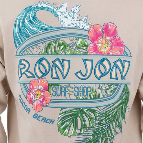 Ron Jon Cocoa Beach FL Floral Surf Hoodie