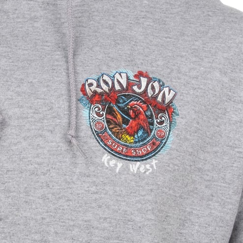 Ron Jon Key West FL Triple Rooster Pullover Hoodie