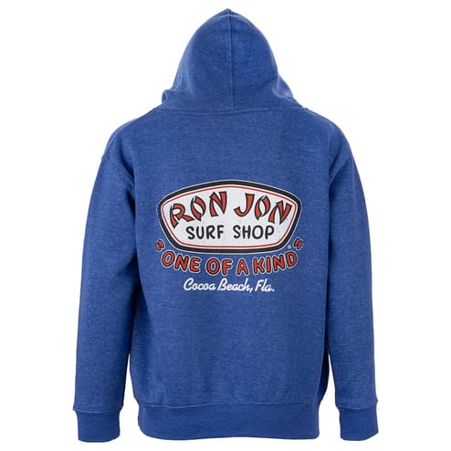 Ron Jon Kids Cocoa Beach FL Distressed Trusty Badge Pullover Hoodie