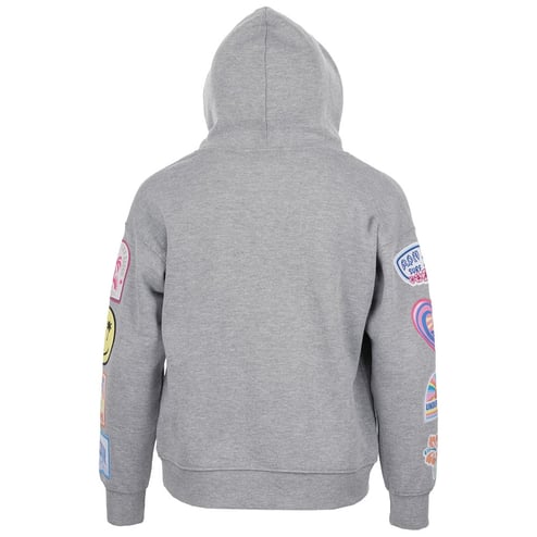 Ron Jon Kids Heather Grey Surf Patch Pullover Hoodie