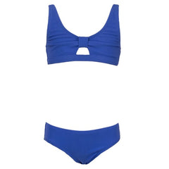 Ron Jon Girls Aquarius Solid 2 Piece Swimsuit