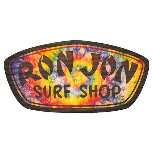 Ron Jon 3D Tie Dye Peace Sticker