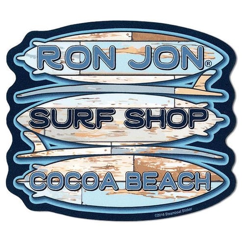 Ron Jon Wooden Surfboards Sticker