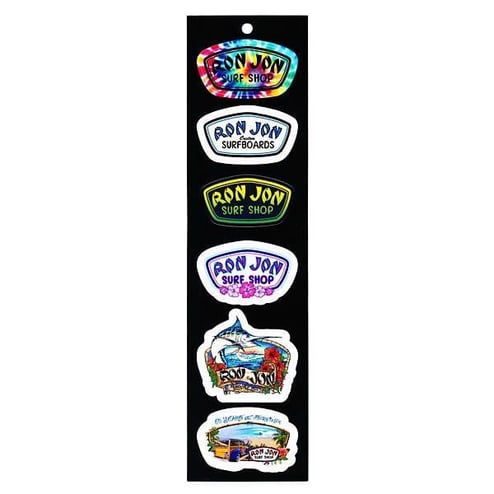 Ron Jon Mini Badge Sticker Strip