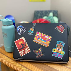 Ron Jon Mini Space Explorer Sticker
