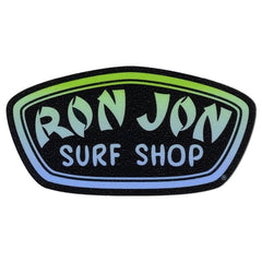 Ron Jon Green and Blue Badge Rugged Sticker
