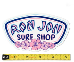 Ron Jon Hibiscus Badge Sticker