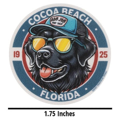 Ron Jon All American Dog Mini Sticker