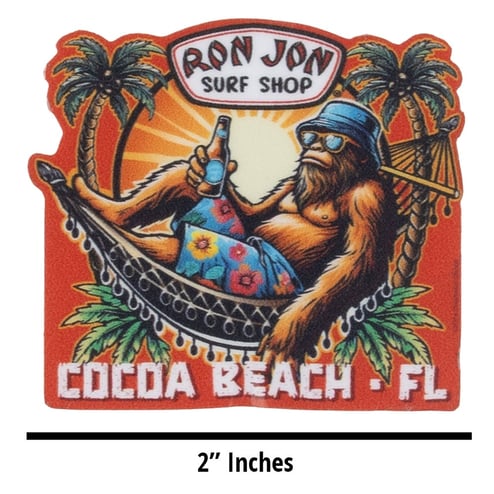 Ron Jon Sasquatch Hammock Mini Sticker