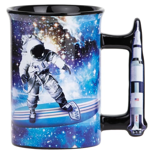 Ron Jon Rocket Handle Coffee Mug
