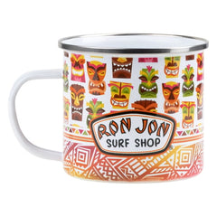 Ron Jon Tiki Faces Enamel 12 oz Mug