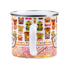 Ron Jon Tiki Faces Enamel 12 oz Mug