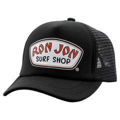 Ron Jon Badge Black Foamie Trucker Hat