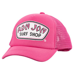 Ron Jon Badge Hot Pink Foamie Trucker Hat
