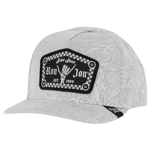 Ron Jon Light Grey Skeleton Shaka cap
