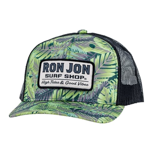 Ron Jon Tropical Foliage Trucker Cap Green/Black