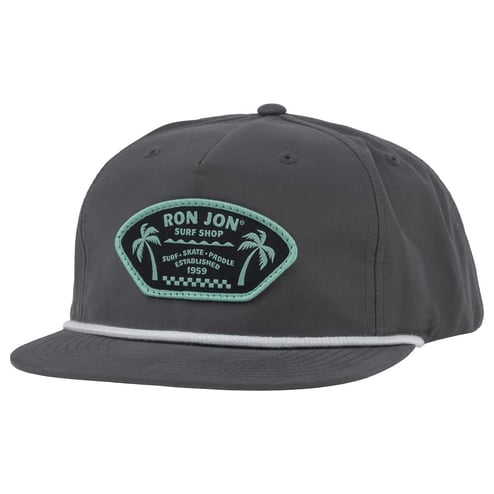 Ron Jon Charcoal and White Skate Palm 256 Cap