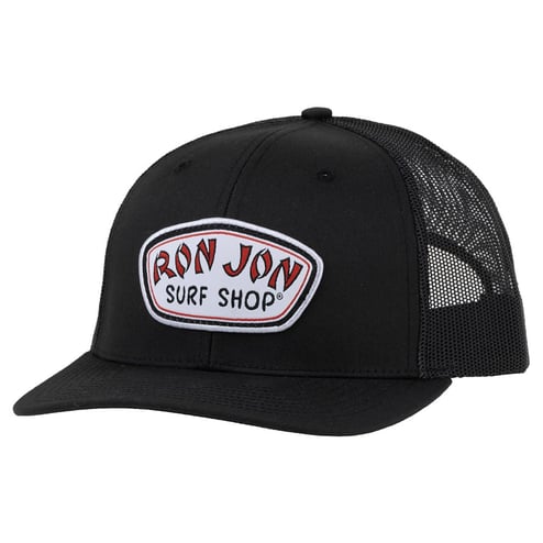 Ron Jon Black OG Badge 112 Trucker Hat