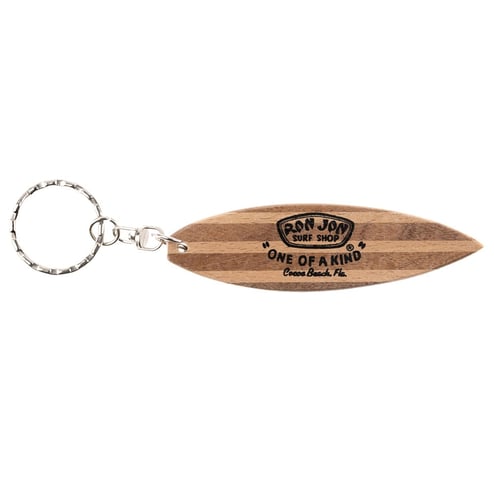 Ron Jon Large Wooden Surfboard Keychain