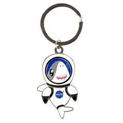 Ron Jon Space Shark Swivel Keychain