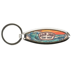 Ron Jon Wood Surfboard Cocoa Beach Keychain