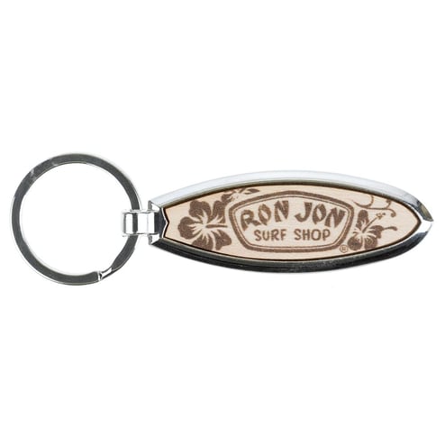Ron Jon Hibiscus Flower Cocoa Beach Keychain