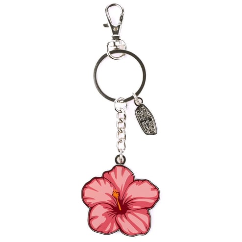 Ron Jon Hibiscus Keychain