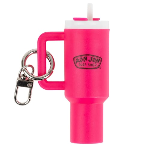Ron Jon Hot Pink Tumbler Keychain