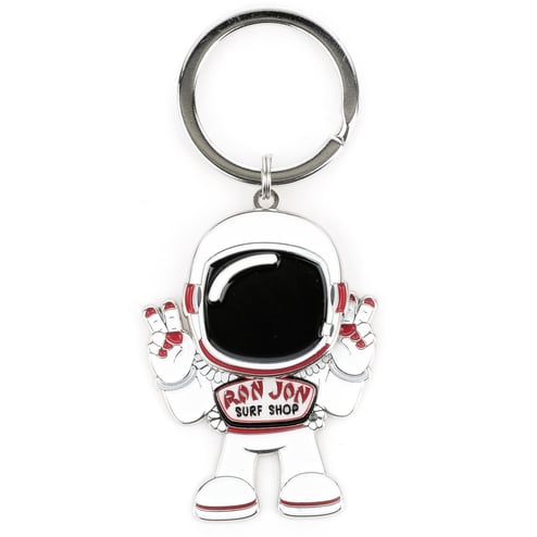Ron Jon Peace Astronaut Swivel Keychain