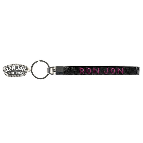 Ron Jon Black with Pink Wristlet Keychain