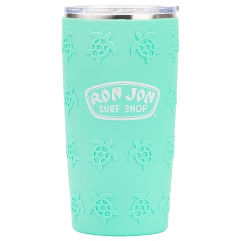Ron Jon 20 oz Seafoam Turtle Stainless Steel Tumbler