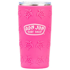 Ron Jon 20 oz Pink Turtle Stainless Steel Tumbler