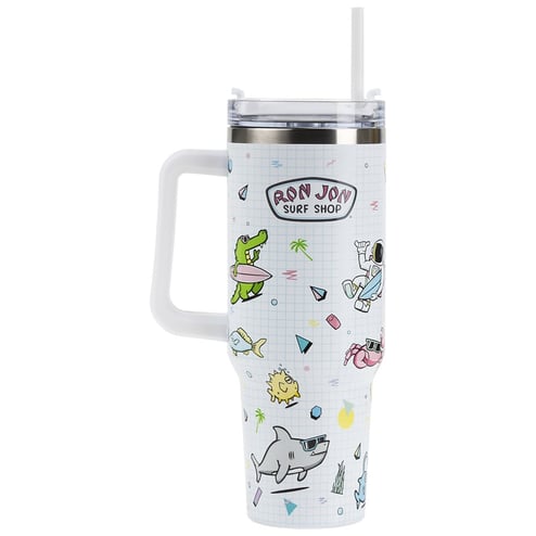 Ron Jon On The Grid 40 oz Tumbler
