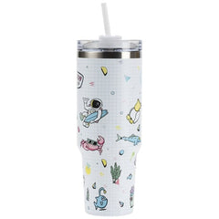 Ron Jon On The Grid 40 oz Tumbler