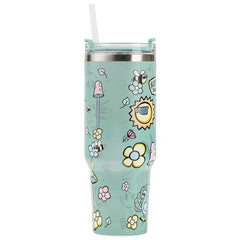 Ron Jon Little Box Guy Lost Garden 40 oz Tumbler
