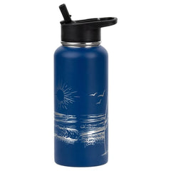 Ron Jon 32 oz Stainless Steel Laser Hydra Bottle