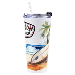 Ron Jon 32 oz Stainless Steel UV-Print Travel Tumbler