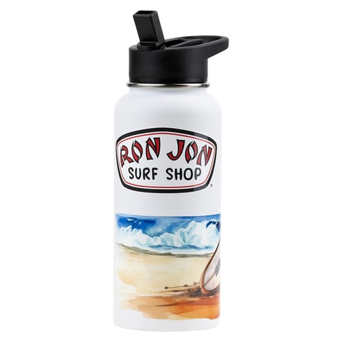 Ron Jon 32 oz Stainless Steel UV-Print Hydra Bottle
