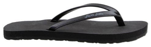 Ron Jon Women's Black Thin Strap Sandal
