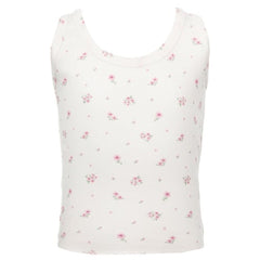 Ron Jon Kids White Ditsy Floral Tank Top