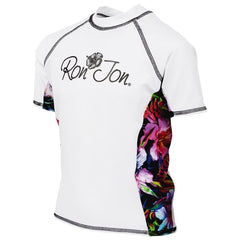 Ron Jon Kids White Hibiscus Rash Guard