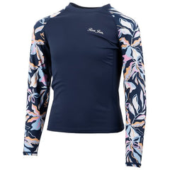 Ron Jon Kids Navy Kailana Long Sleeve Rash Guard