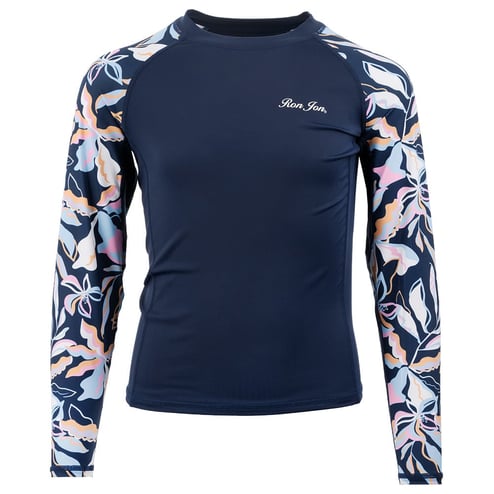 Ron Jon Kids Navy Kailana Long Sleeve Rash Guard
