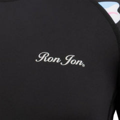 Ron Jon Kids Black Kailana Long Sleeve Rash Guard
