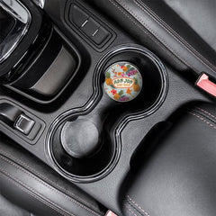 Ron Jon Pineapple Collage Stone Car Coaster