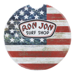 The Ron Jon Flag Car Coaster