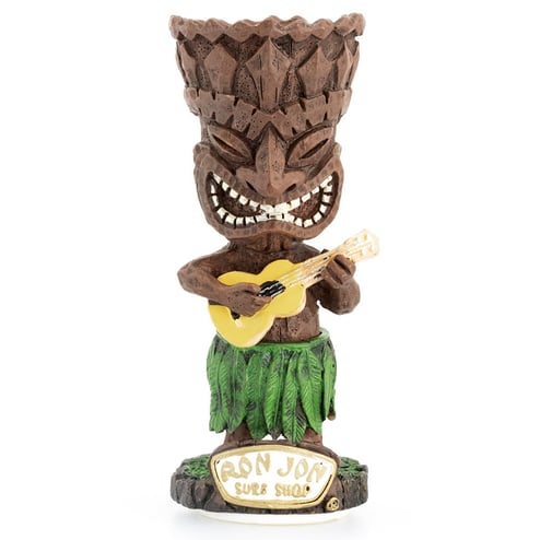 Ron Jon Mini Tiki With Ukulele Dashboard Doll